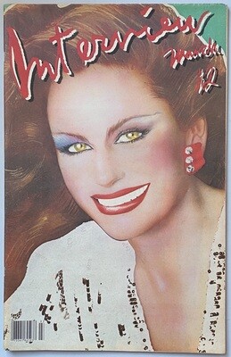 Interview Magazine 1981 Georgina Brandolini