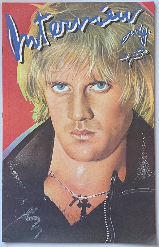 Interview Magazine 1980 Alexander Godunov