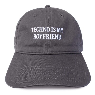 TECHNO IS MY BOYFRIEND HAT (Charcoal)