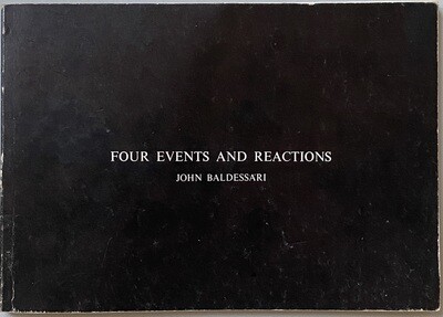 John Baldessari Four Events and Reactions