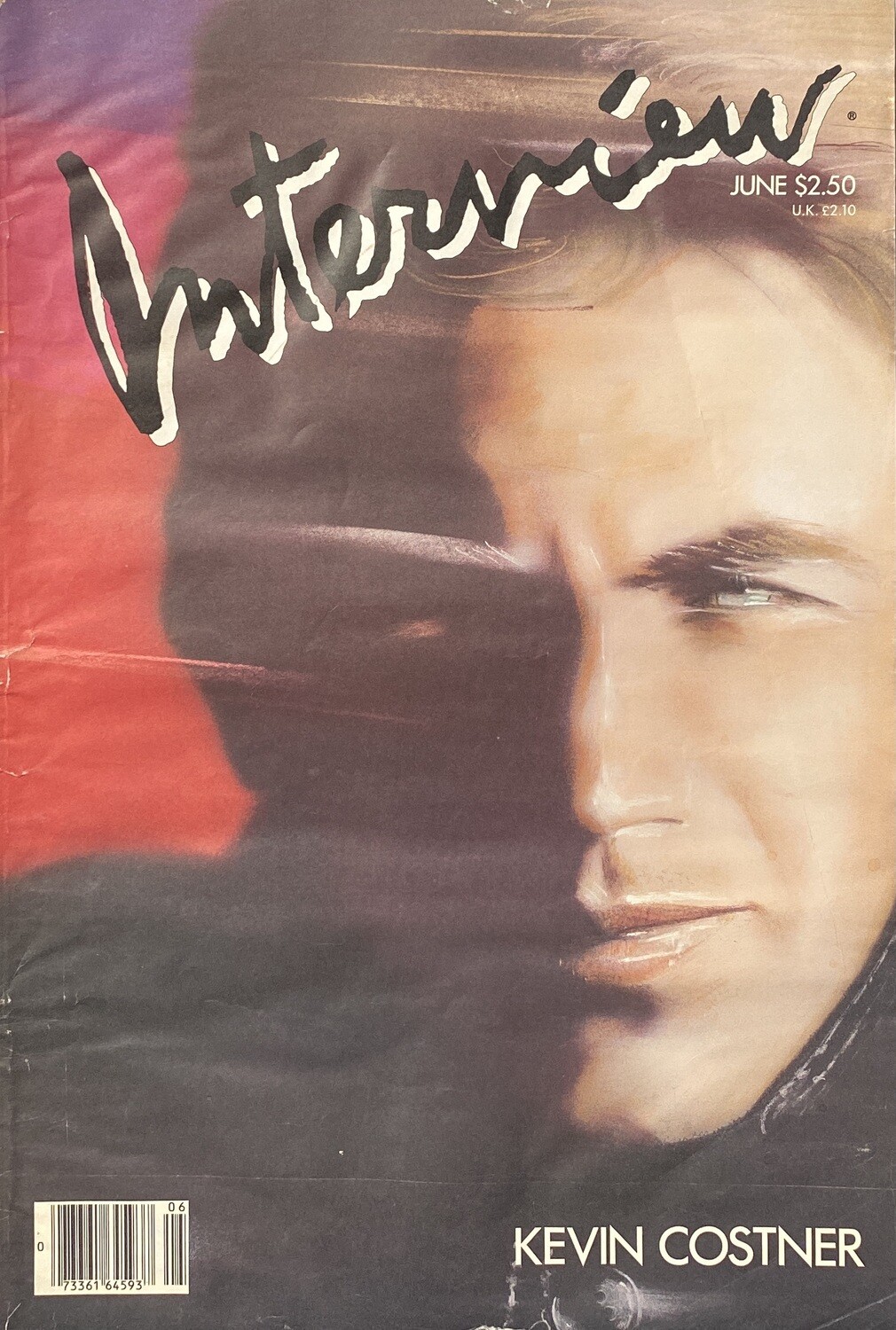 Interview Magazine 1984 Kevin Costner