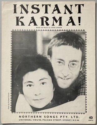 Instant Karma Song Sheet