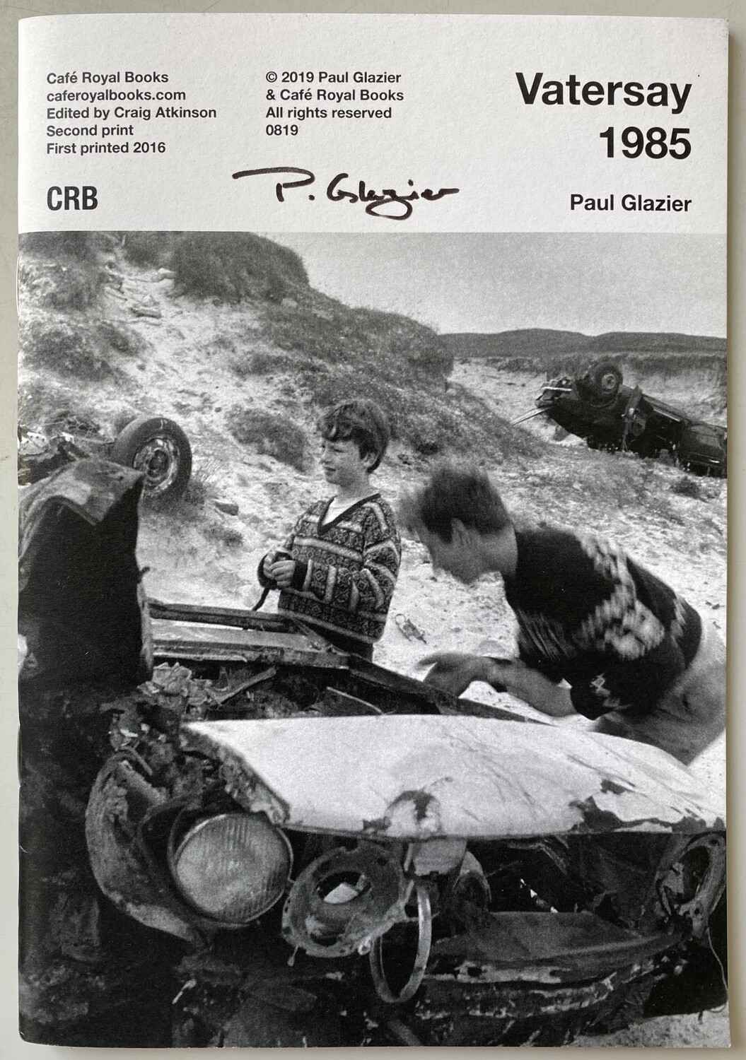 [SIGNED] PAUL GLAZIER VATERSAY 1985