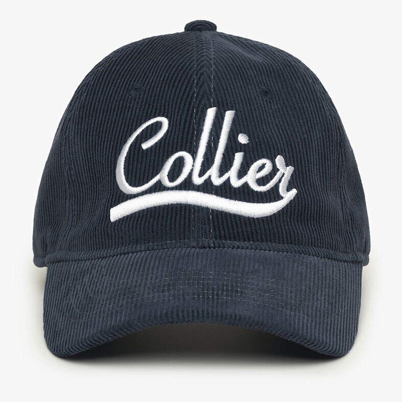 COLLIER hat NAVY Corduroy