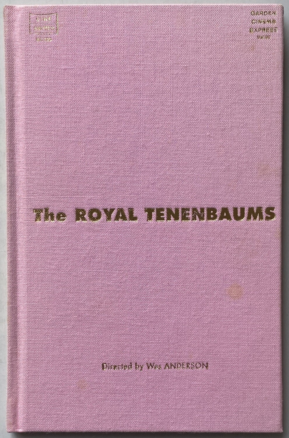 Royal Tenenbaums Mini Book