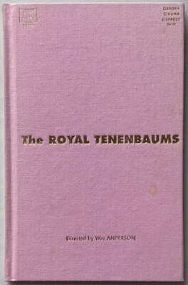 Royal Tenenbaums Mini Book