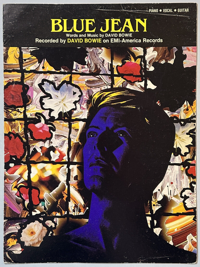David Bowie Blue Jean Song Sheet