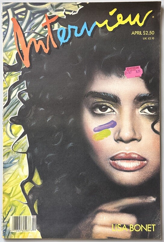 Interview Magazine 1987 Lisa bonet
