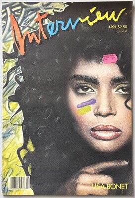 Interview Magazine 1987 Lisa bonet