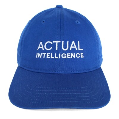 ACTUAL INTELLIGENCE HAT (Blue)