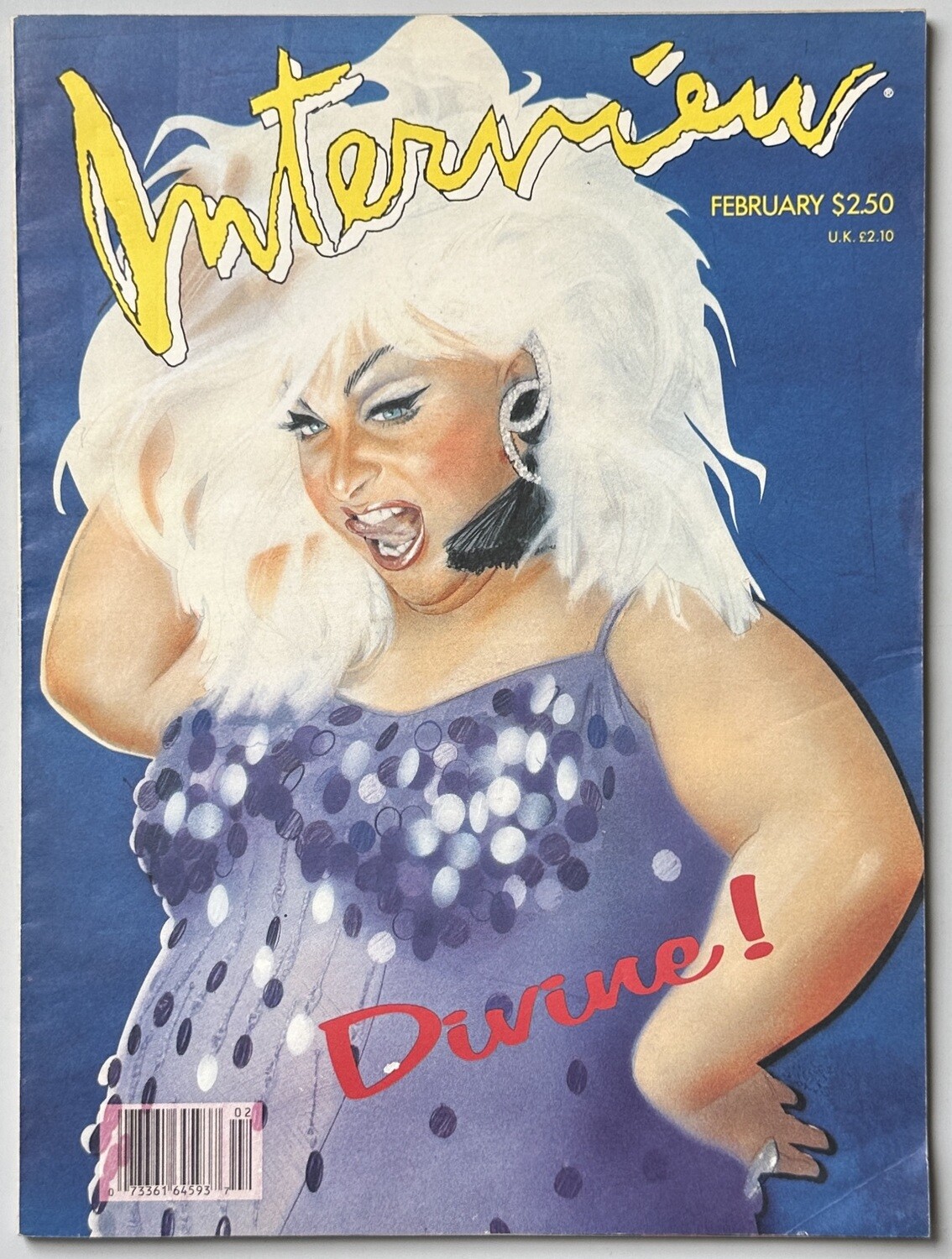 Interview Magazine 1988 Divine Interview Magazine 1988 Divine
