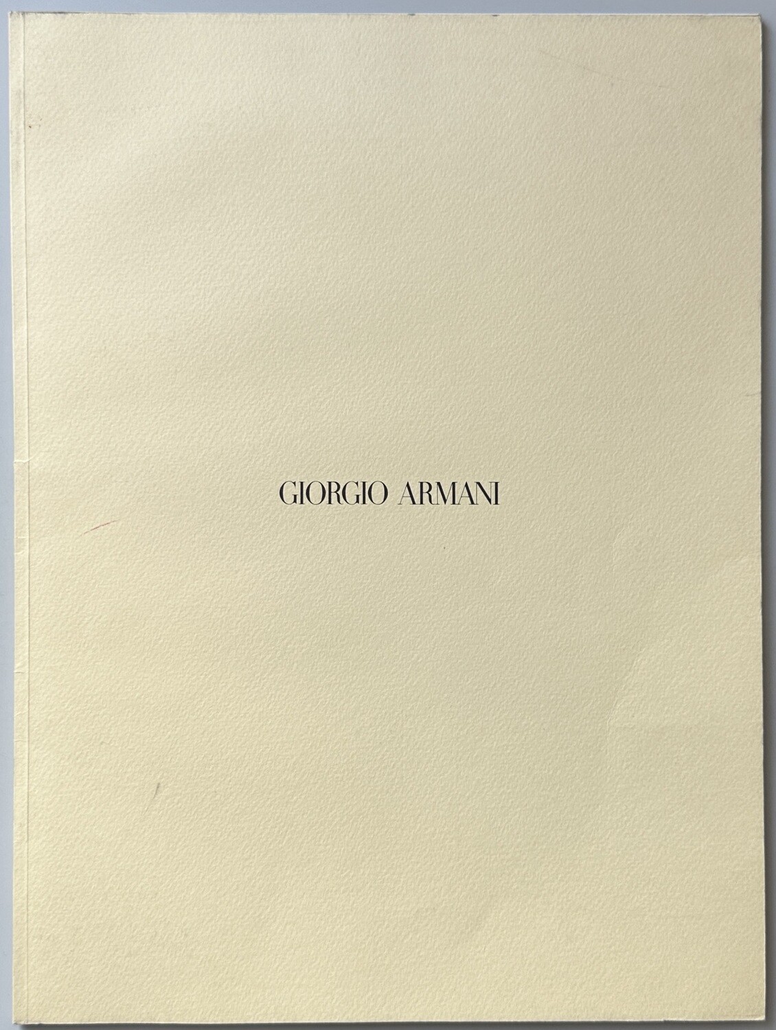 古書古本 Totodo: Giorgio Armani Spring Summer 1995
