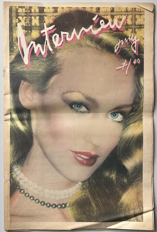 Interview Magazine 1978 Jerry Hall
