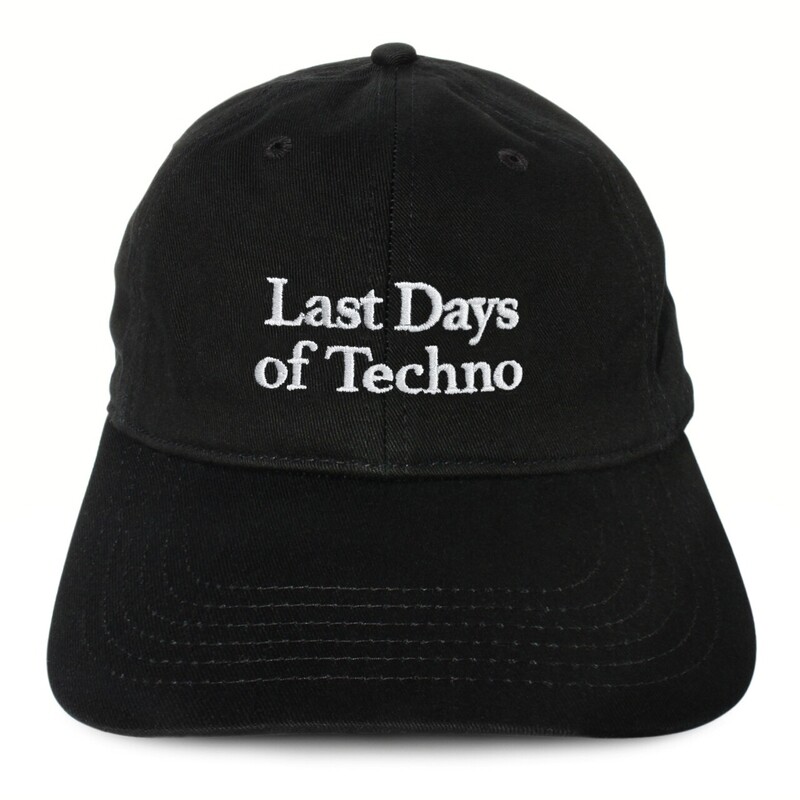 LAST DAYS OF TECHNO hat (Black)