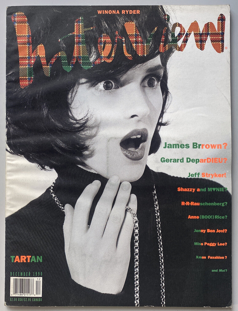 Interview Magazine 1990 Winona Ryder