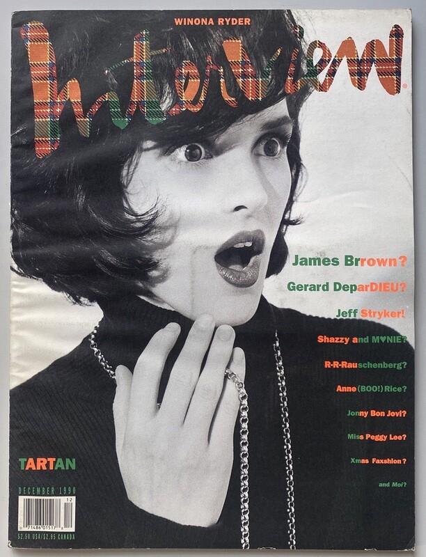 Interview Magazine 1990 Winona Ryder