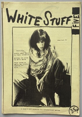 Patti Smith White Stuff no.5