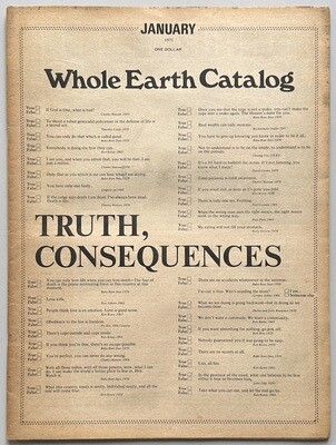 Whole Earth Catalog January 1971