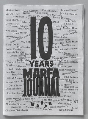 10 Years Marfa Journal