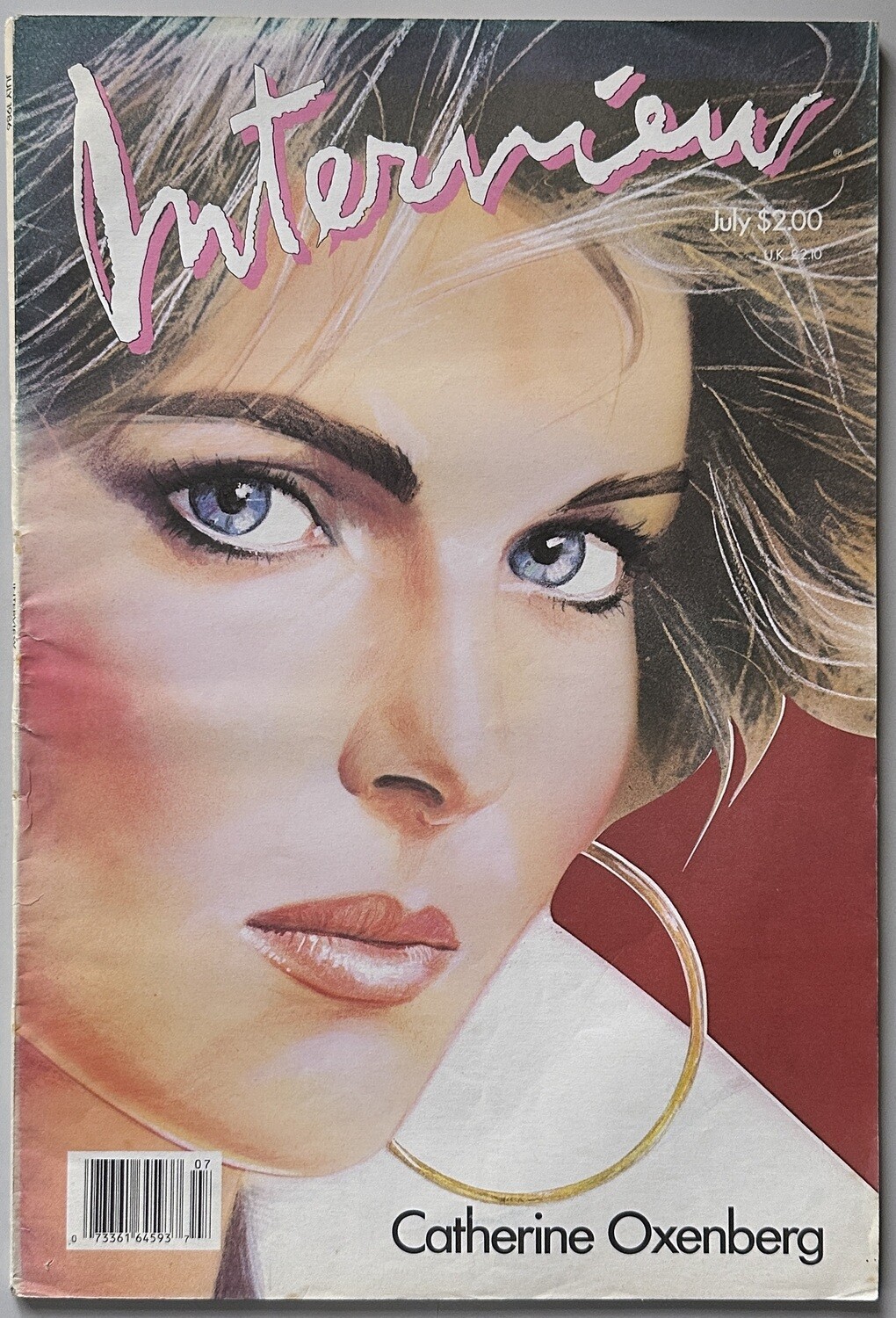 Interview Magazine 1986 Catherine Oxenberg
