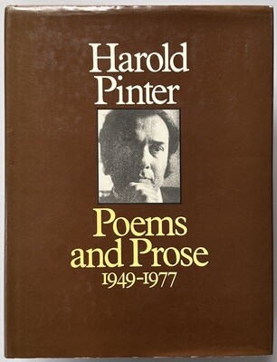 [SIGNED] HAROLD PINTER POEMS AND PROSE 1949 - 1977