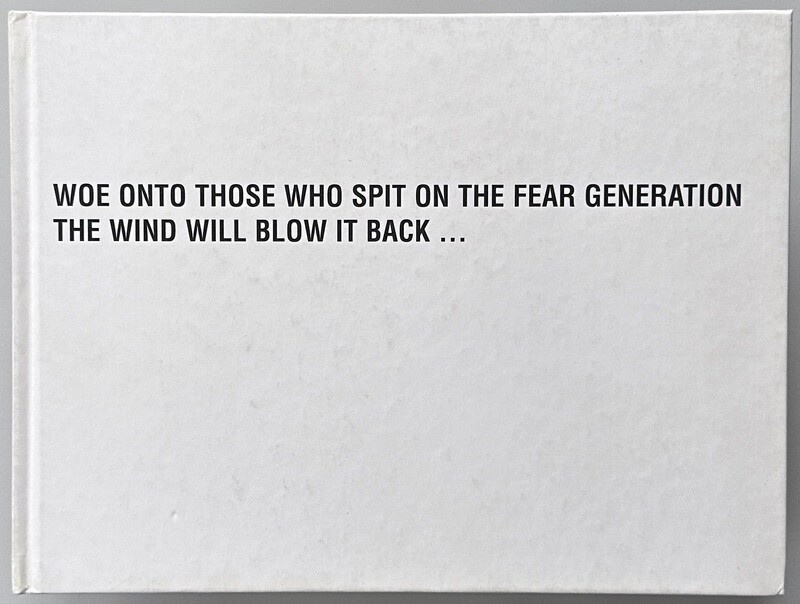[SIGNED] RAF SIMONS WOE UNTO THOSE