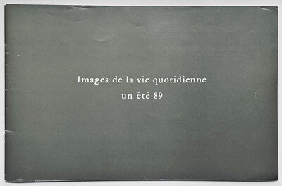 Yohji Yamamoto Images de la Vie Quotidienne 1989
