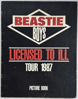 Beastie Boys Licensed To Ill Tour 1987 Picture Book