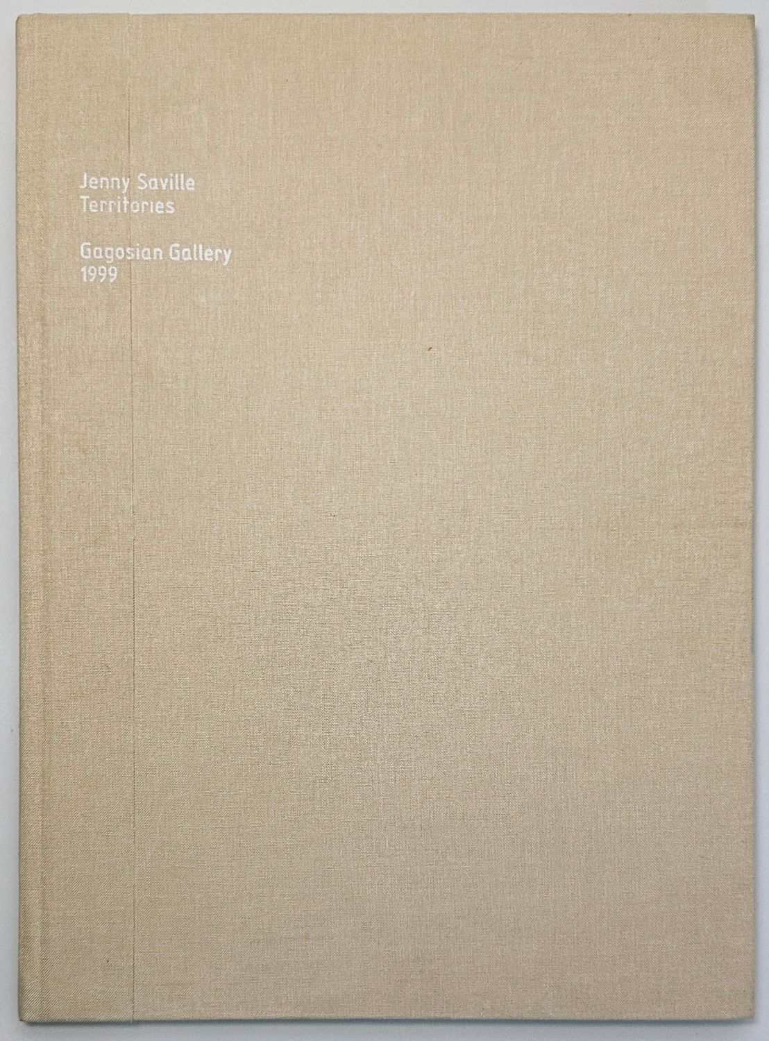 Jenny Saville Territories