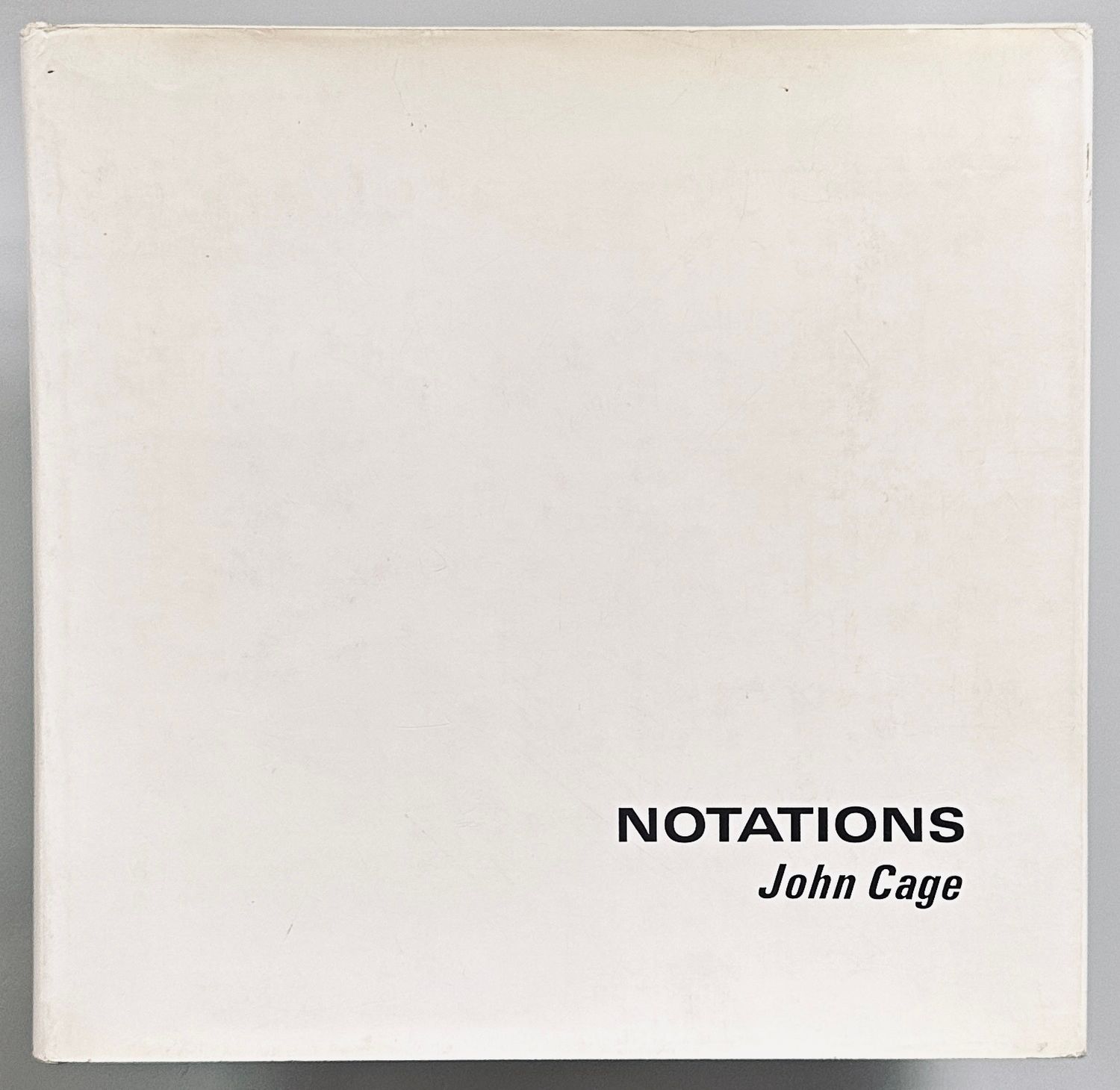 John Cage Notations