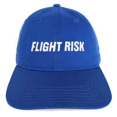 FLIGHT RISK hat (BLUE)