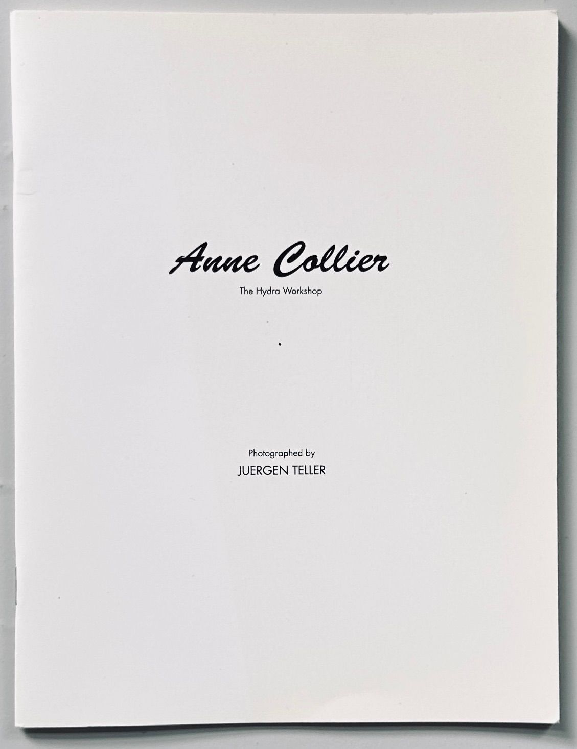 Juergen Teller Anne Collier