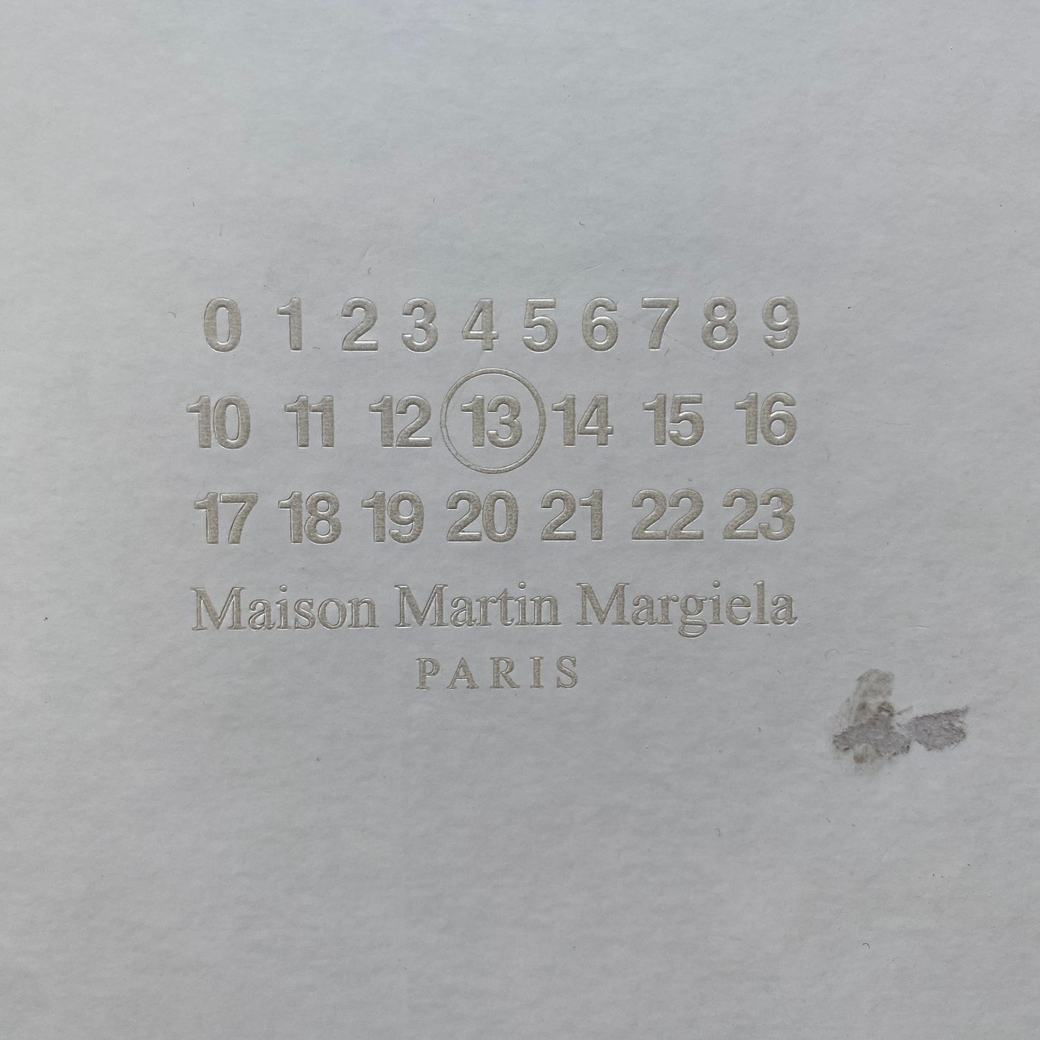 Maison Martin Margiela 2013 Calendar