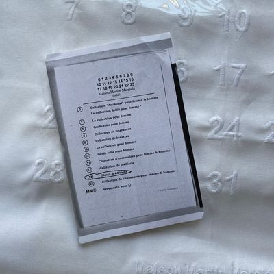 希少　Martin Margiela カレンダー　布　13番　インテリア 4466638687.jpg