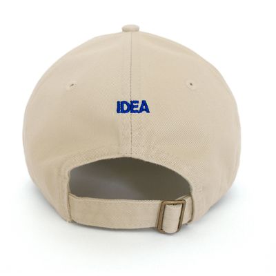 キャップ [10 CORSO COMO] Cat To Feed Hat (Beige + Blue Embroidery) 10 CORSO COMO-Cat To Feed Hat (Beige + Blue Embroidery