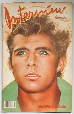 Interview Magazine 1982 Maxwell Caulfield