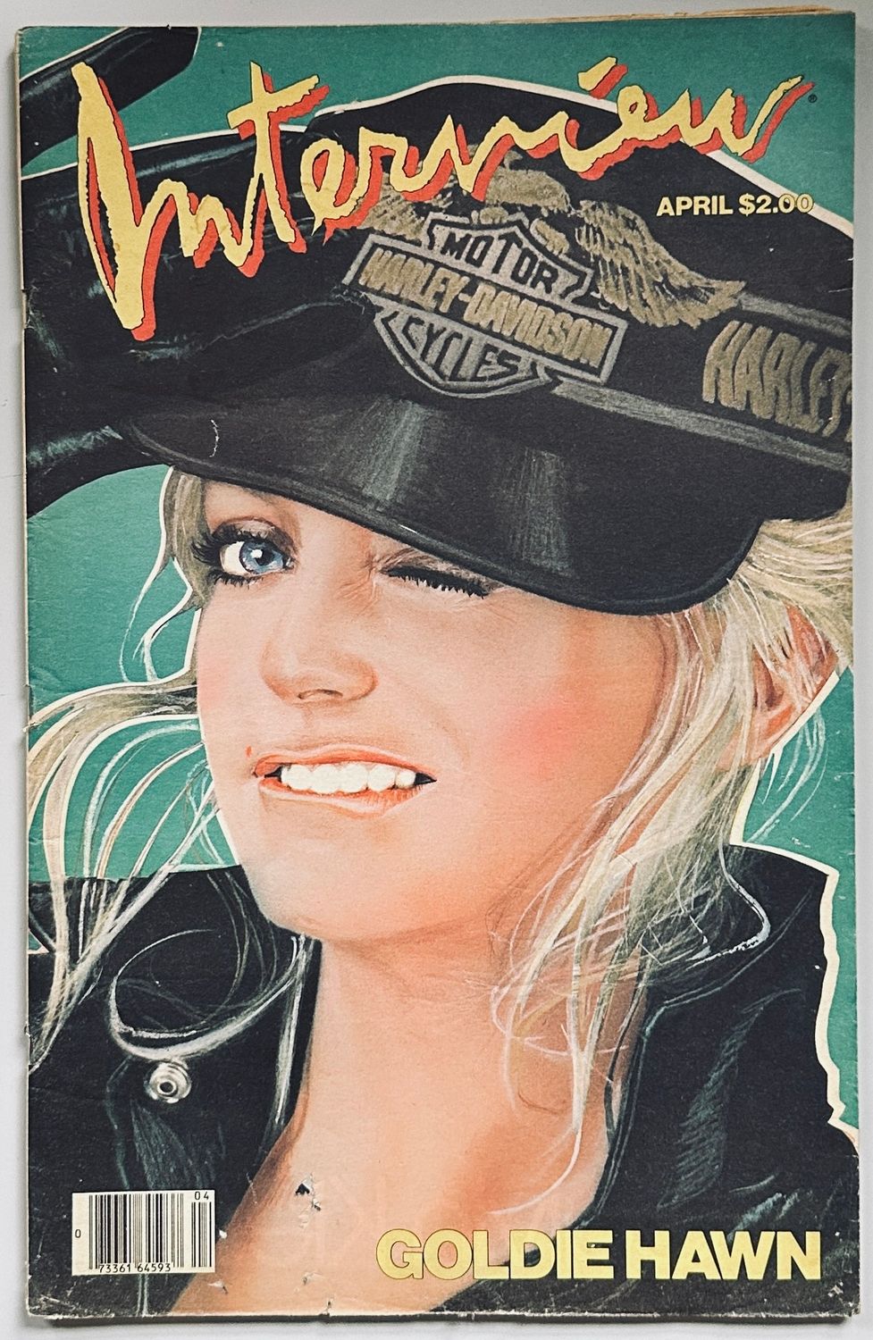 Interview Magazine 1983 Goldie Hawn