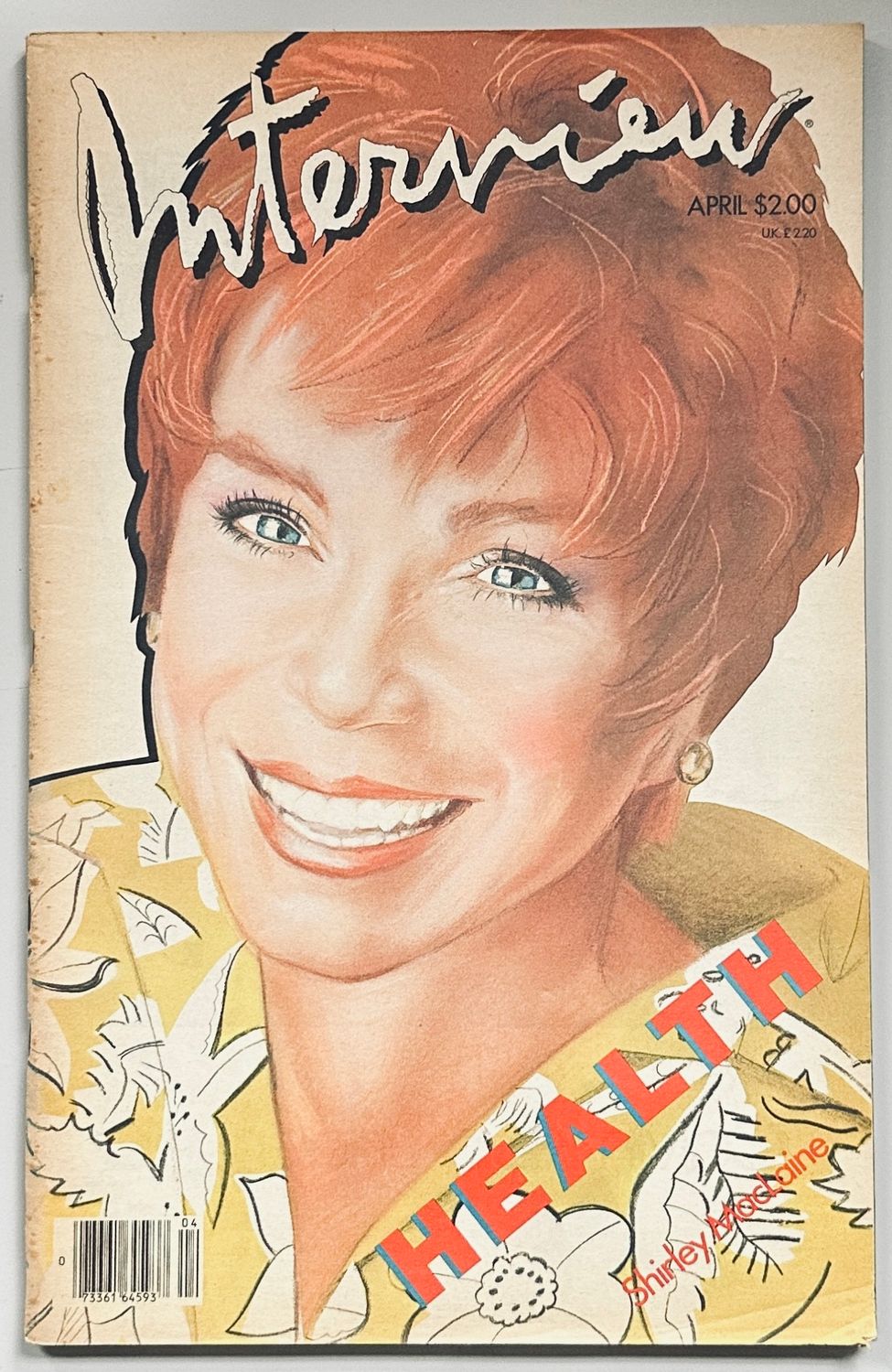 Interview Magazine 1985 Shirley MacLaine
