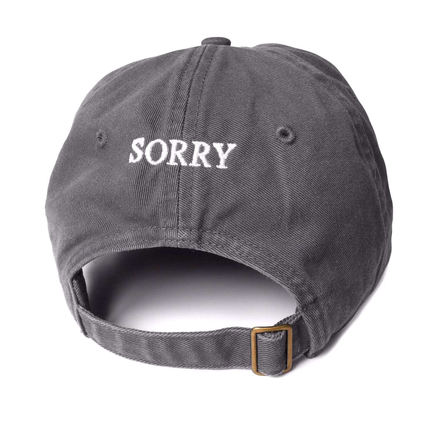 キャップ [IDEA] SORRY I DON'T WORK HERE HAT (Black, Beige, Grey) SORRY I DON'T WORK HERE hat (Grey)