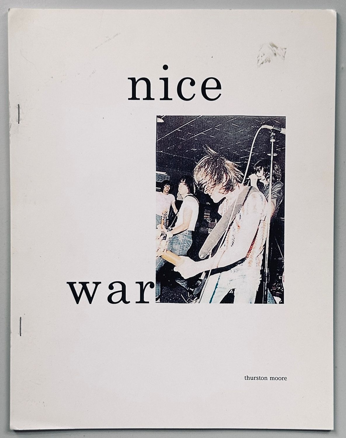 [SIGNED] THURSTON MOORE NICE WAR