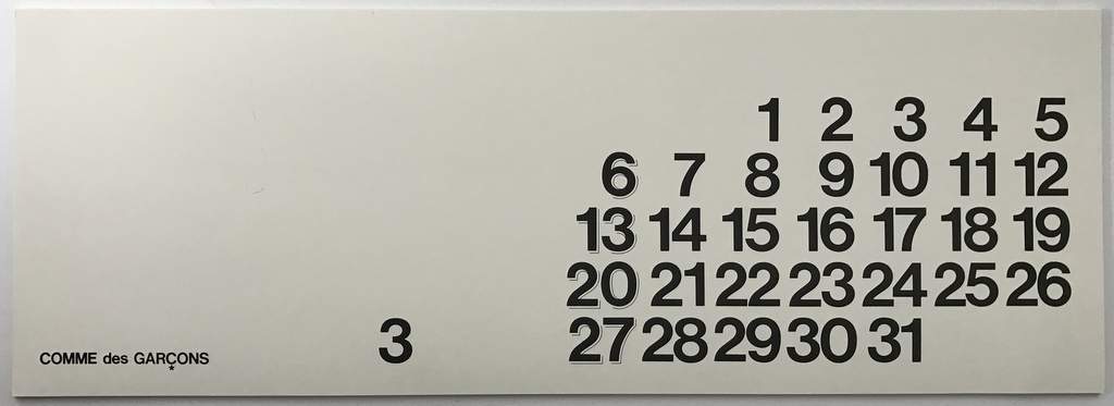 CDG CALENDAR