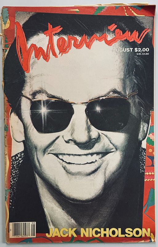 Interview Magazine 1984 Jack Nicholson