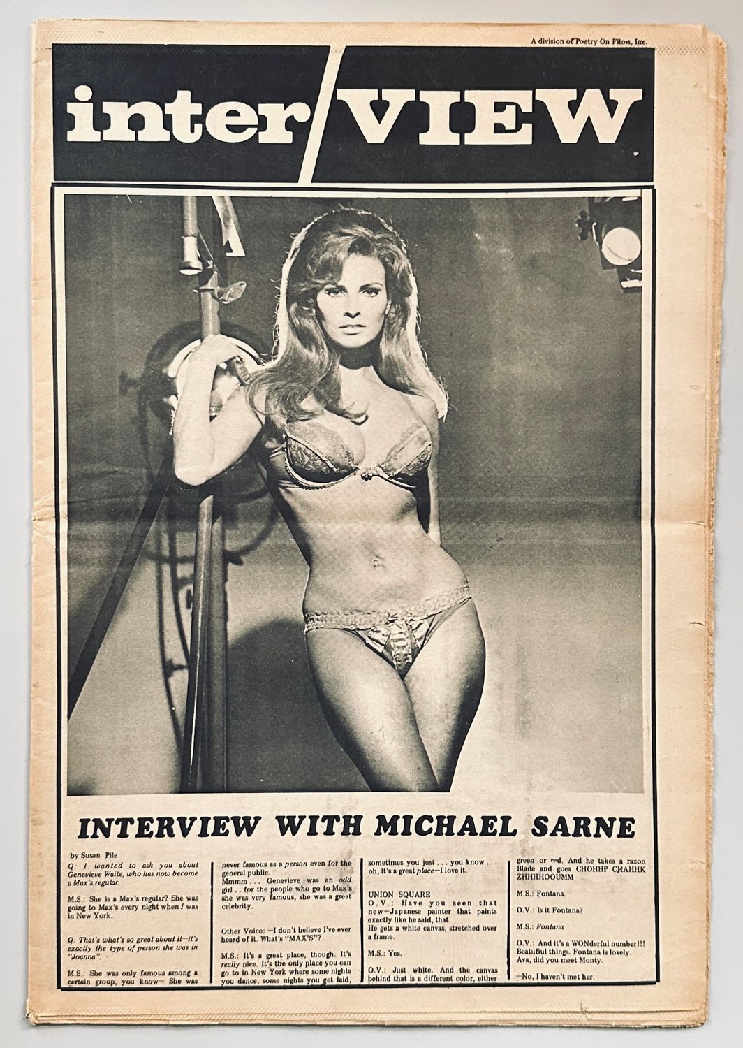 Interview ISSUES 1-3 1969