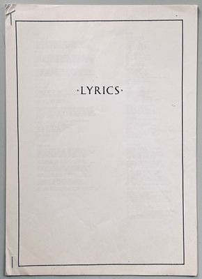 Joy Division Lyrics