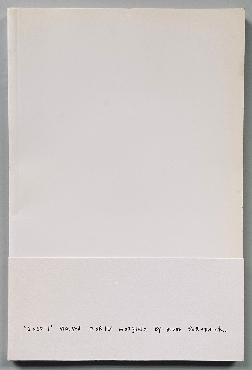 Mark Borthwick Margiela 2000-1
