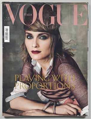 Steven Meisel Vogue Italia Playing With Proportions