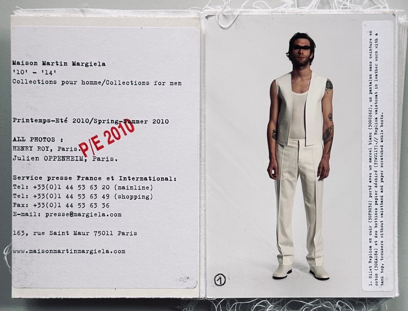 Maison Martin Margiela Mens Printemps 2010