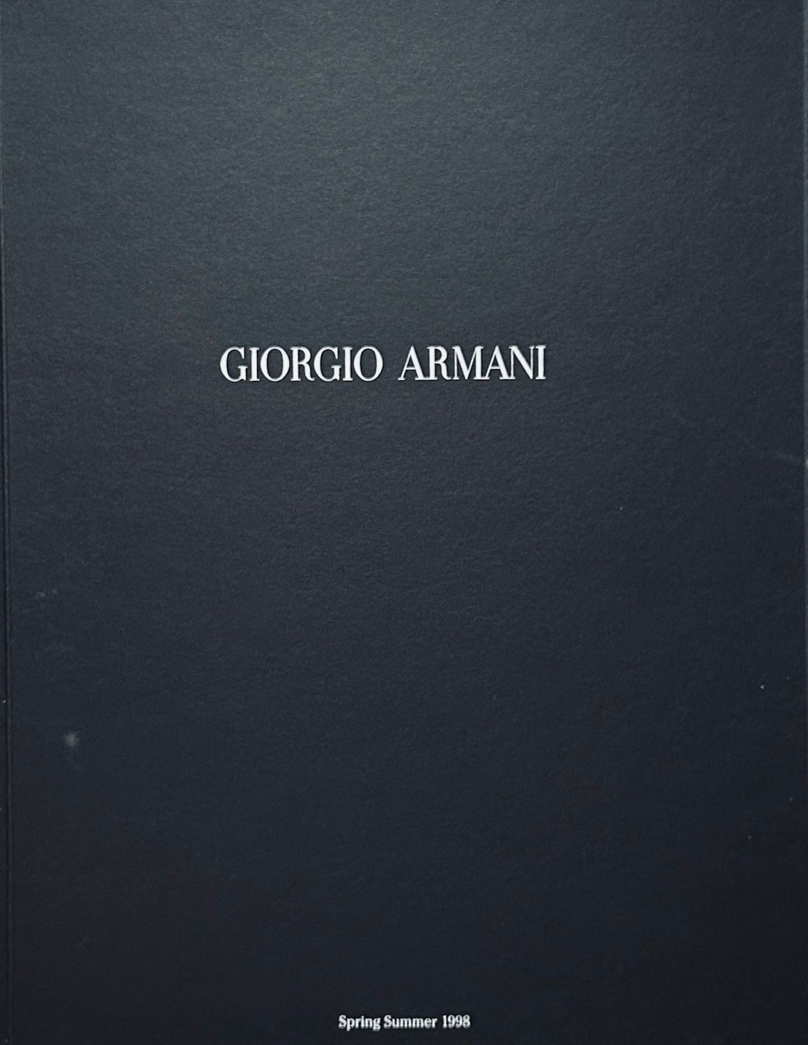 Giorgio Armani Spring Summer 1998