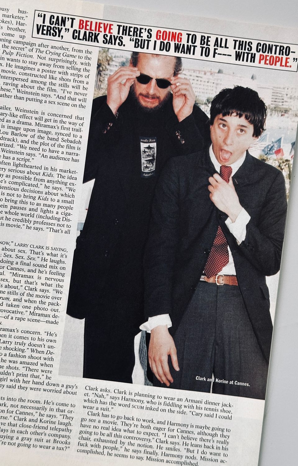 New York Magazine June 5th 1995 Larry Clark Kids New York Magazine June 5th 1995 Larry Clark Kids