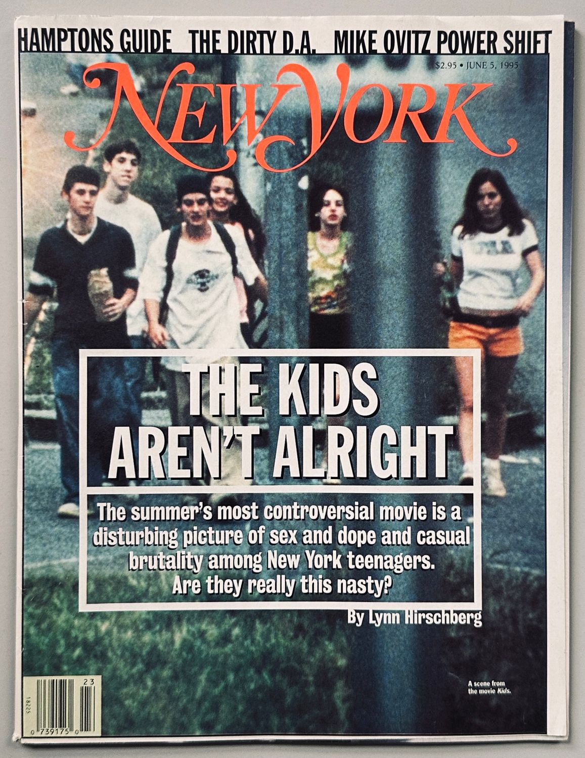 New York Magazine June 5th 1995 Larry Clark Kids